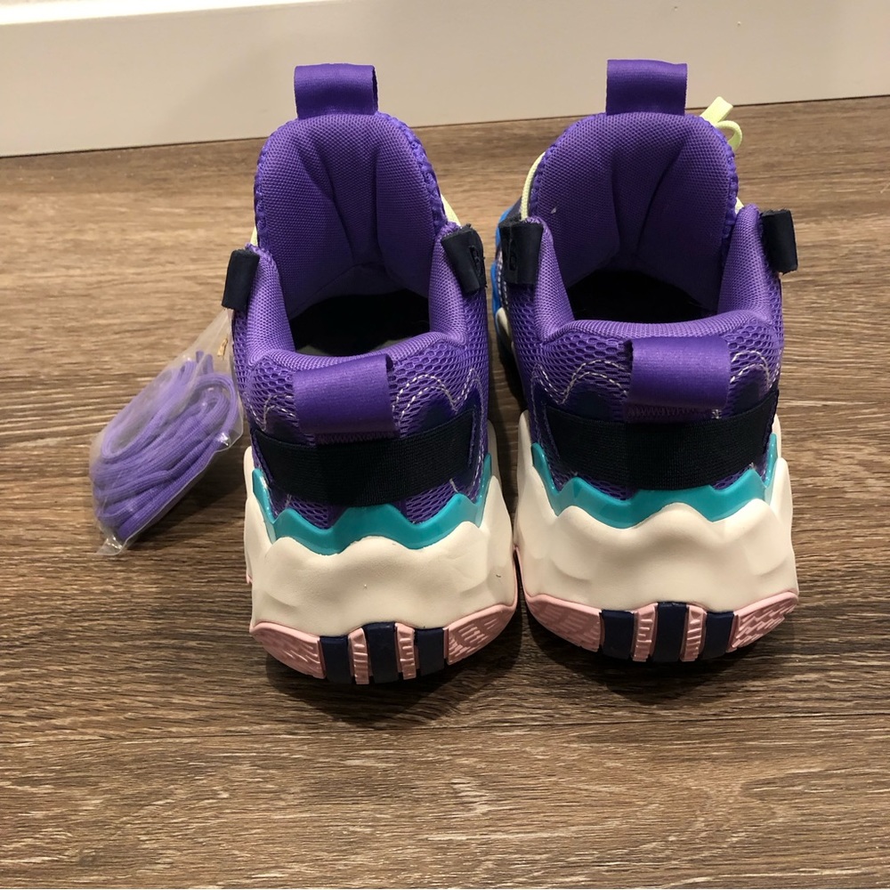adidas Women's Purple and Blue Athletic Shoes - Picture 4 of 9